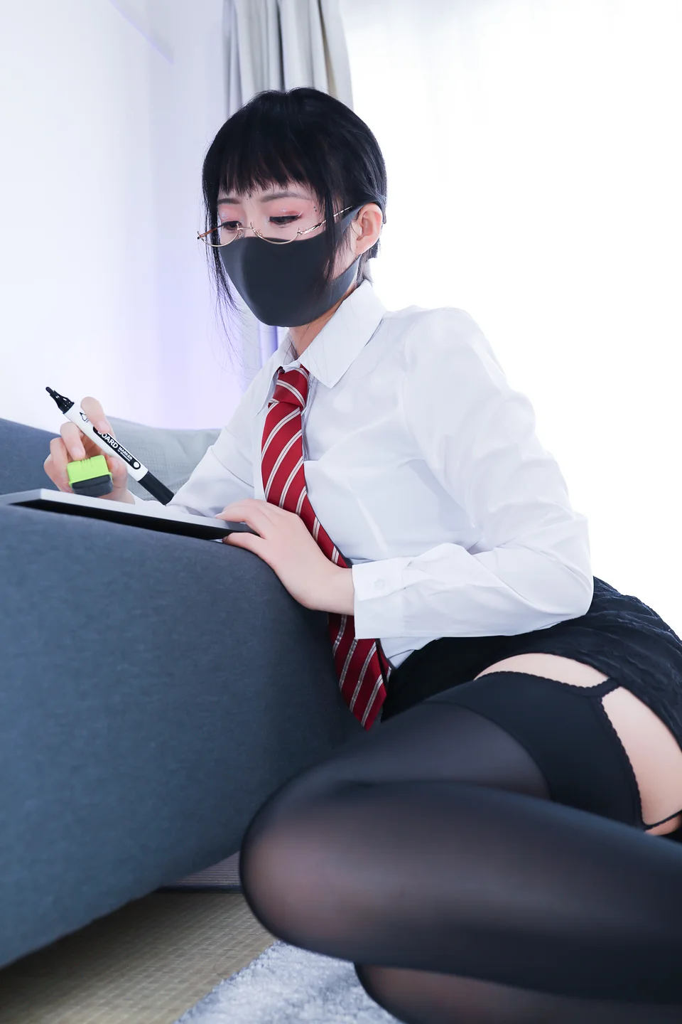 李佳 - No.012 教师 [88P-258MB] tg@simisebaisi 【丝足阁】016.webp